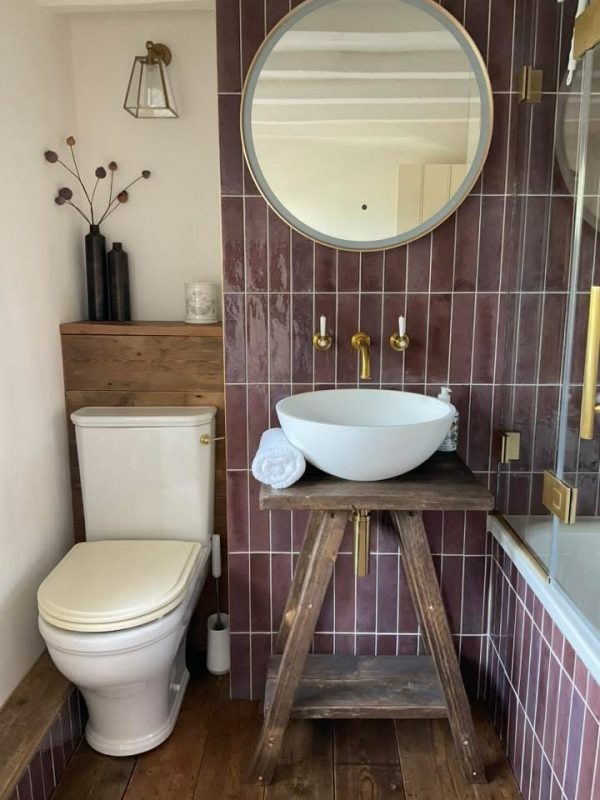 NORTHLANDS- Rustic Reclaimed Vanity Unit - Vintage Wood Bathroom Stand