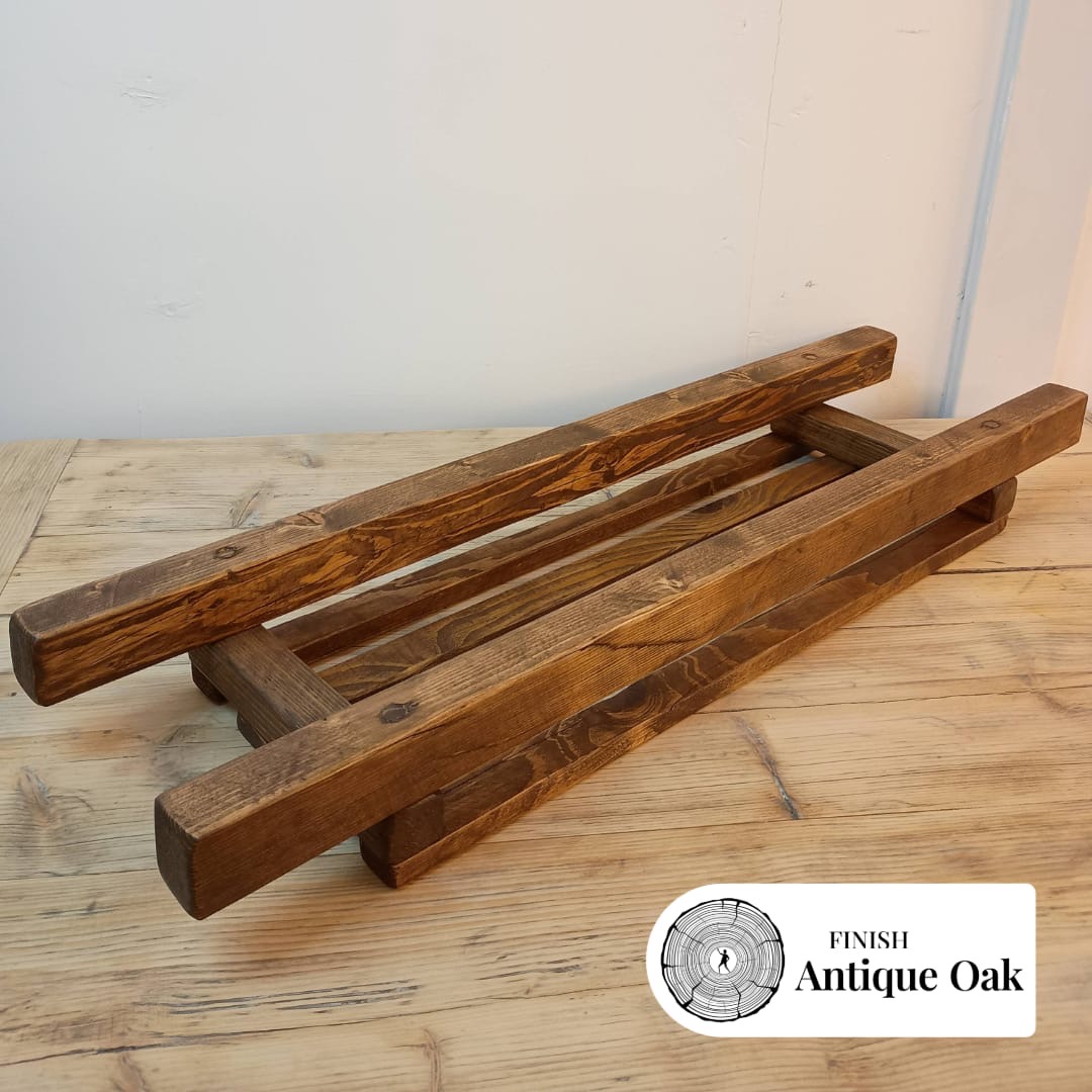 DENMEAD- Rustic Bath Caddy- Reclaimed Wooden Bath Tray- Bath Board