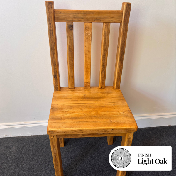 WILLIAM- Rustic Dining Chair- Handmade Reclaimed Pine Farmhouse Chair