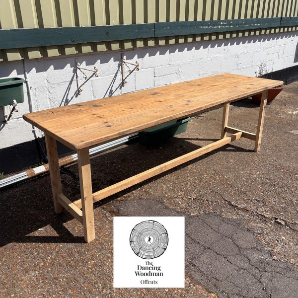 PAVILION CUSTOM-Rustic Reclaimed Dining Table 230x66cm Natural