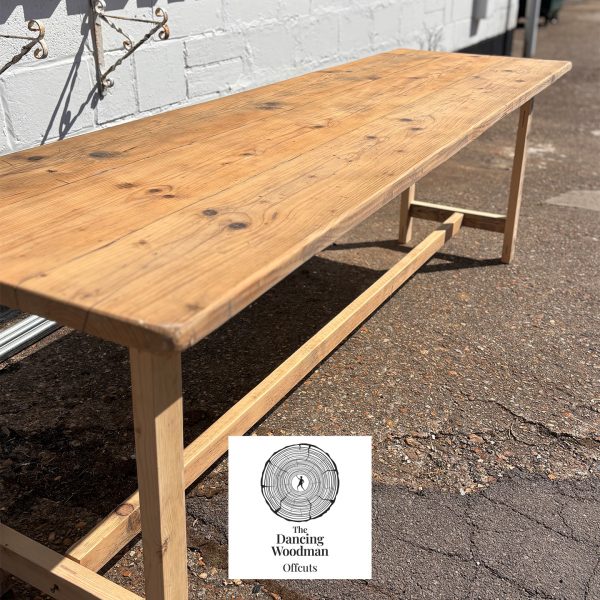 PAVILION CUSTOM-Rustic Reclaimed Dining Table 230x66cm Natural