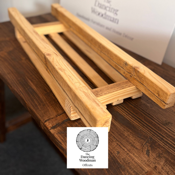 DENMEAD- Rustic Bath Tray- 70cm - Clear