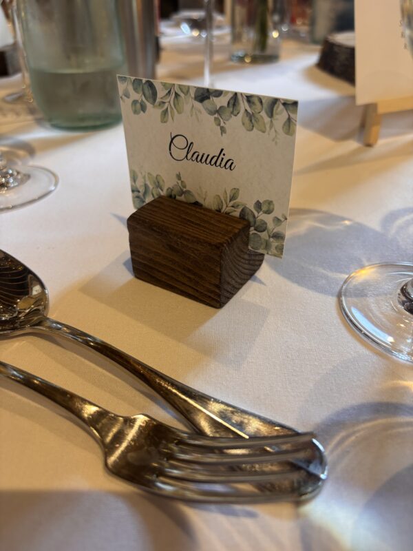 Rustic Wedding Place Card Holders - Handmade Wedding Centrepiece- Reclaimed Wood Name Cards