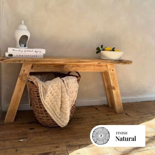 BURRIDGE- Rustic Bench- Kitchen Bench- Garden Bench
