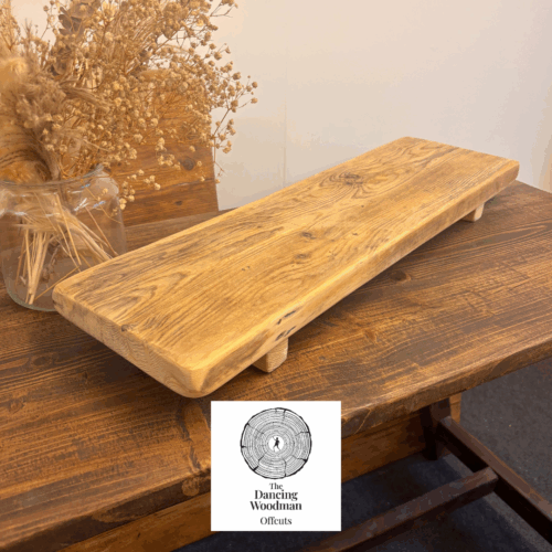 JAMES-Rustic Bath Caddy 72cm Clear Finish