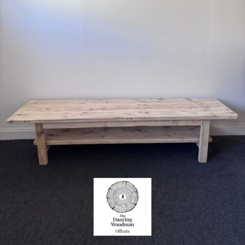 NORTHAM-Rustic Coffee Table 180x50cm Natural Finish