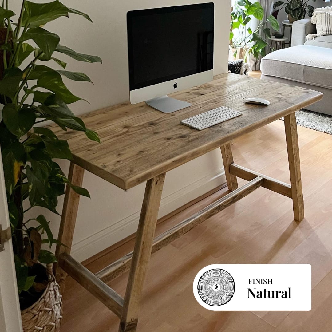 JASMINE- Rustic Desk- Made From Reclaimed Wood-For Home or Office
